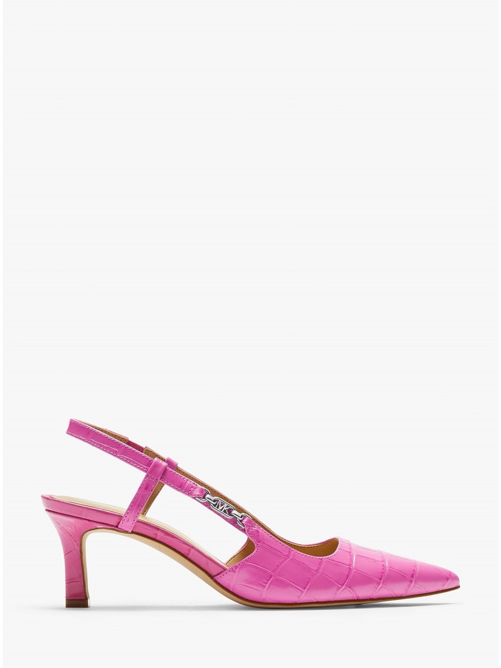 Women’s Pink Slingback Kitten Heel Pumps